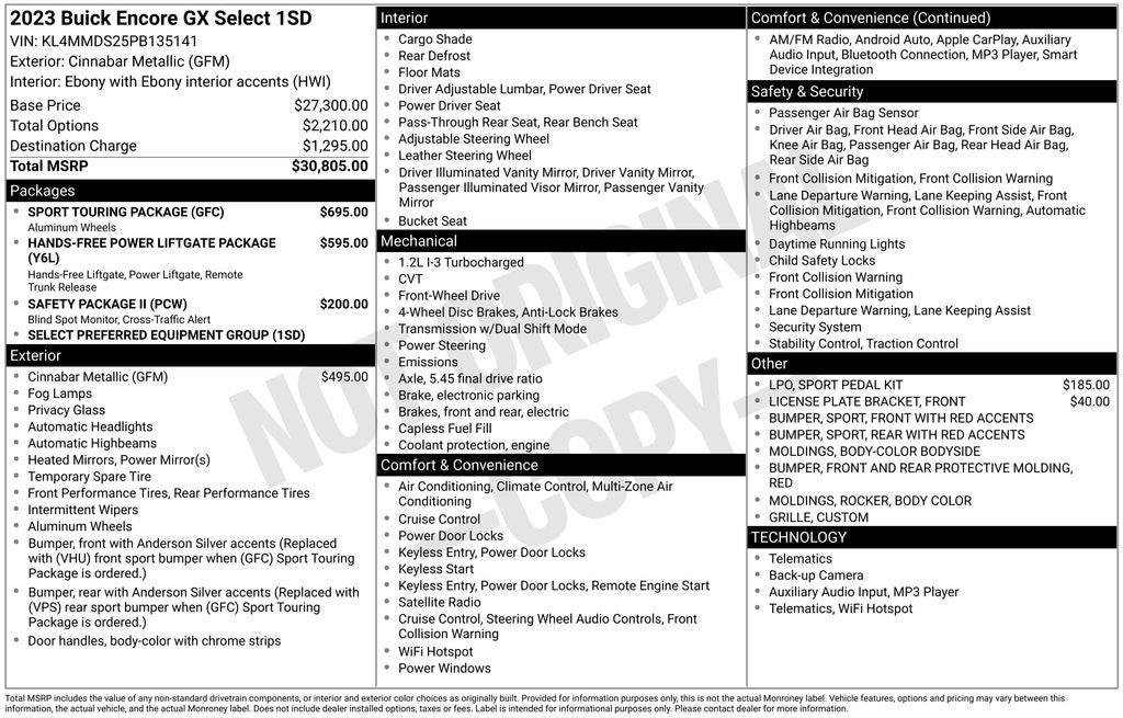 2023 Buick Encore GX Select