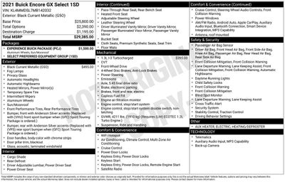 2021 Buick Encore GX Select