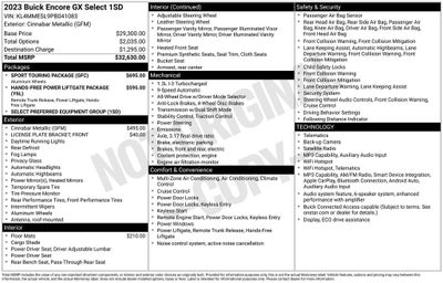 2023 Buick Encore GX Select