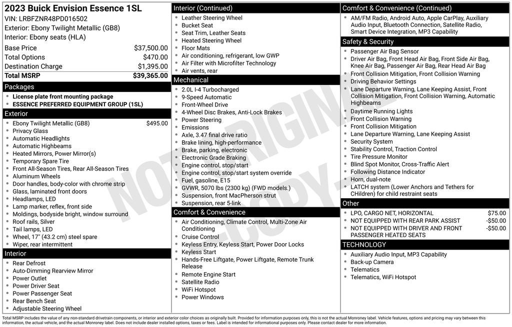 2023 Buick Envision Essence