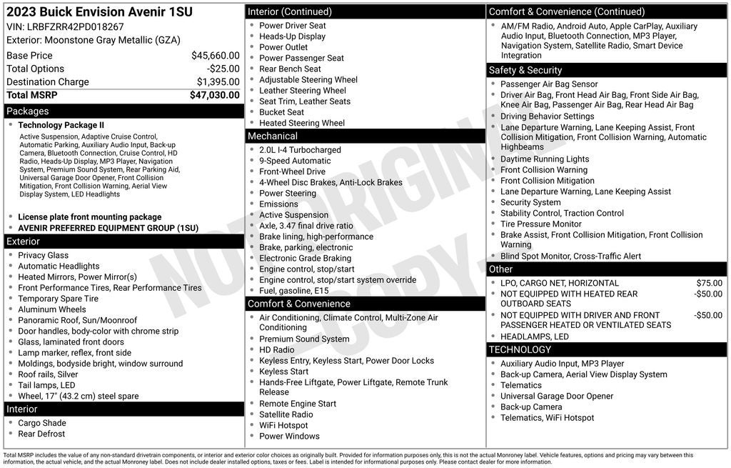 2023 Buick Envision Avenir