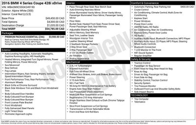 2016 BMW 4 Series 428i xDrive