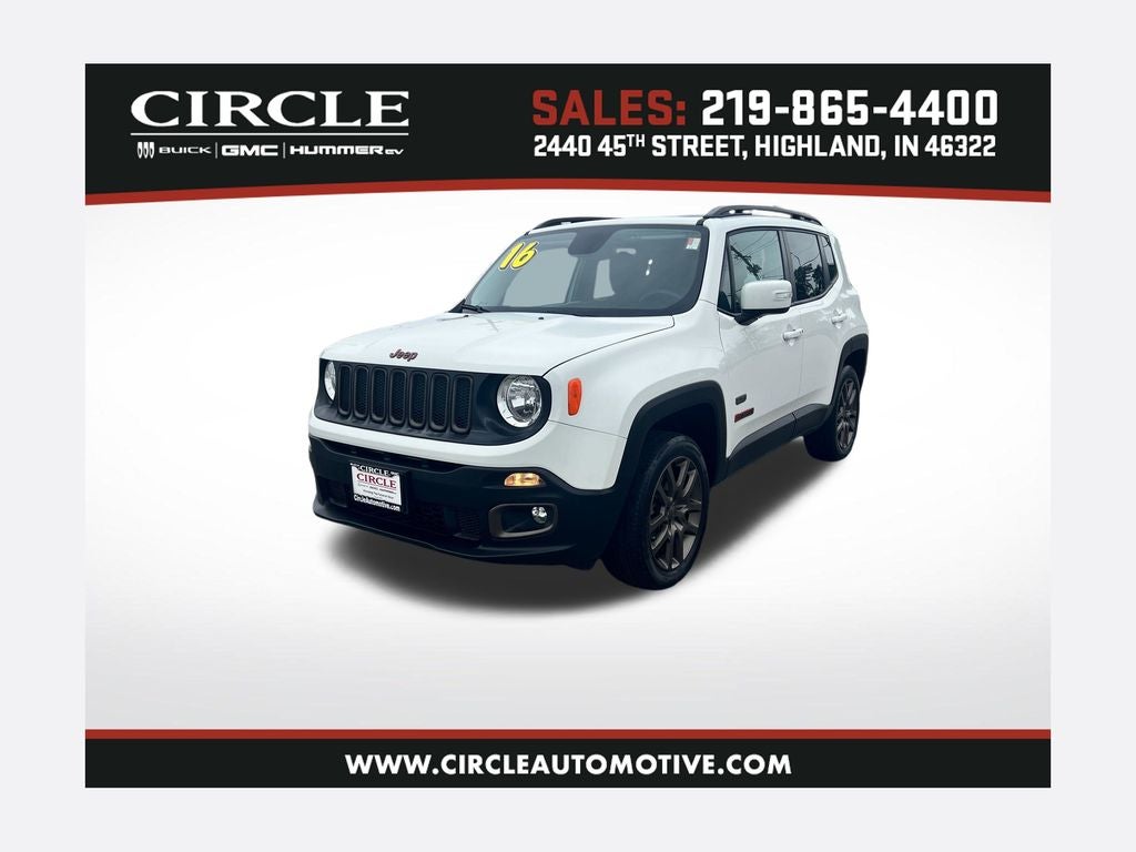 2016 Jeep Renegade Latitude 75th Anniversary Edition